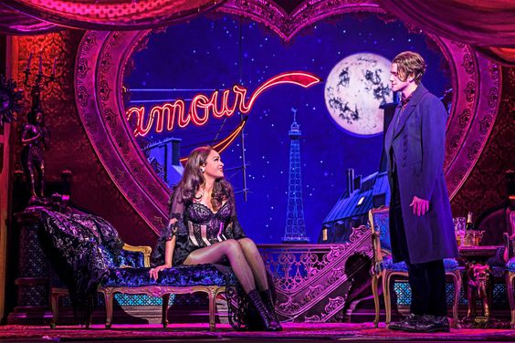 Moulin Rouge Broadway Karen Olivo as Satine and Aaron Tveit as Christian © Matthew Murphy, 2019