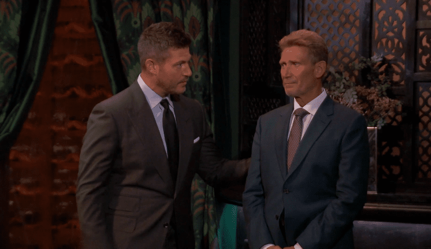 Jesse Palmer comforts Gerry on 'The Golden Bachelor'