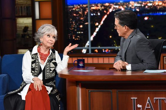 The Late Show with Stephen Colbert and guest Rita Moreno