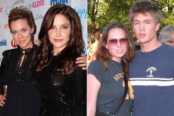 Hilarie Burton and Sophia Bush; Chad Michael Murray and Erin Foster