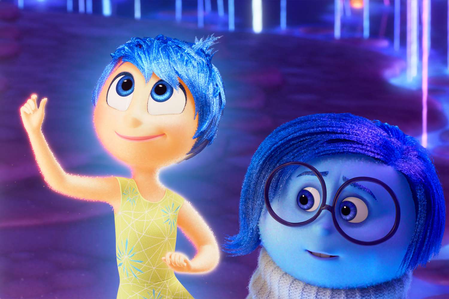 INSIDE OUT 2 - Featuring Amy Poehler as the voice of Joy, and Phyllis Smith as the voice of Sadness