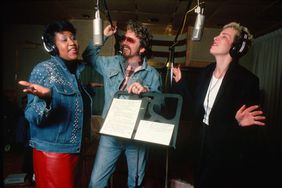 Aretha Franklin, Dave Stewart, and Annie Lennox
