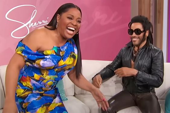 Sherri Shepherd and Lenny Kravitz