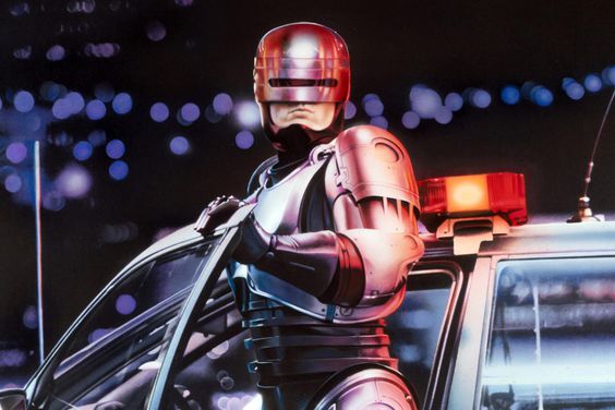 ROBOCOP, Peter Weller, 1987, (c) Orion/courtesy Everett Collection