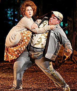 INTO THE WOODS Amy Adams and Josh Lamon