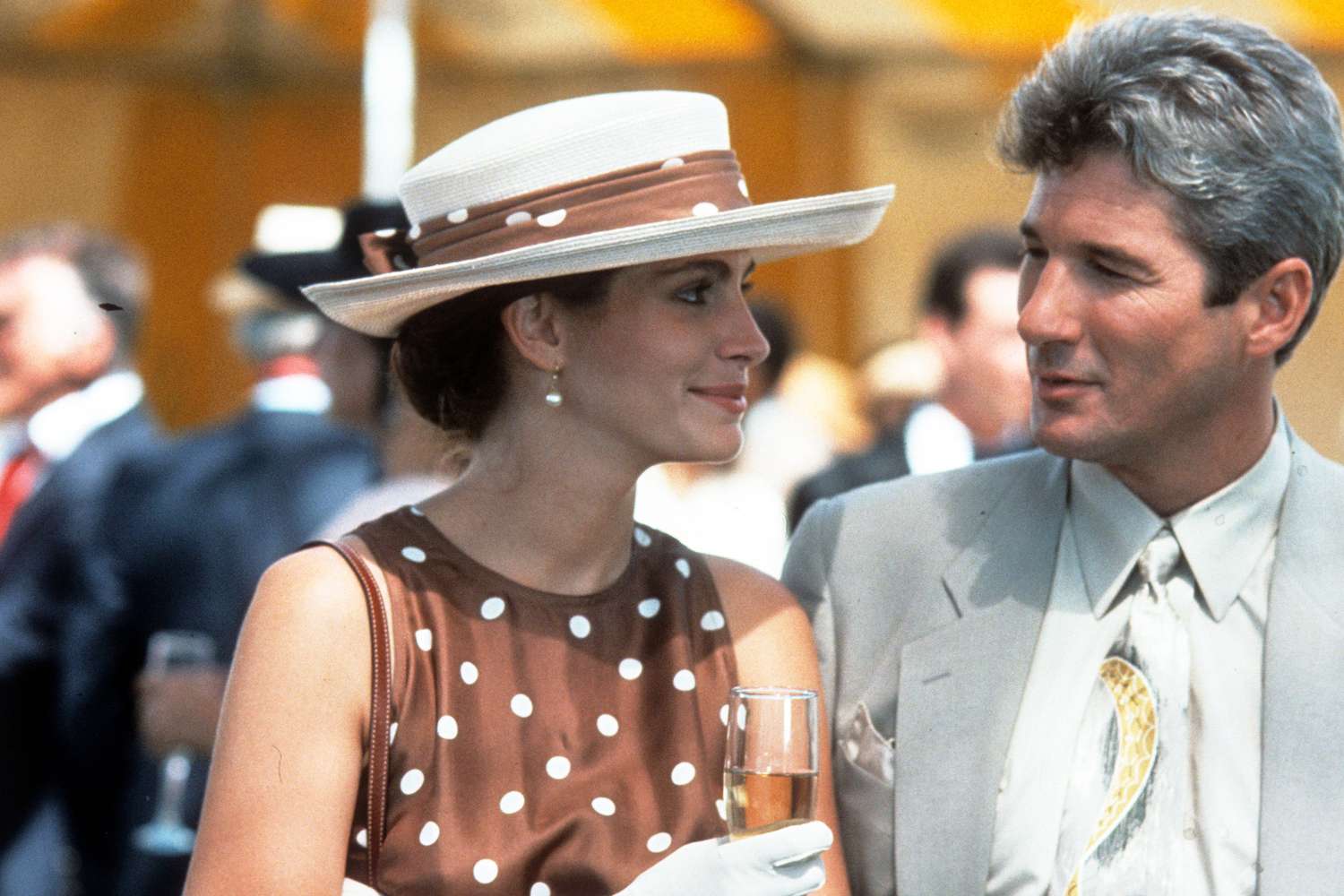 Julia Roberts and Richard Gere in a scene from the film Pretty Woman 1990