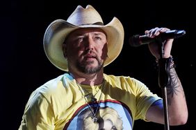 Jason Aldean performs during day 1 of CMA Fest 2022 at Nissan Stadium on June 09, 2022 in Nashville, Tennessee.