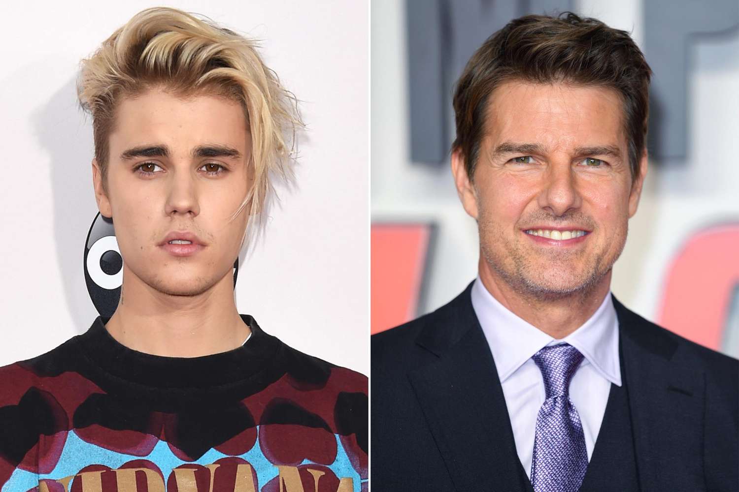 Justin Bieber; Tom Cruise