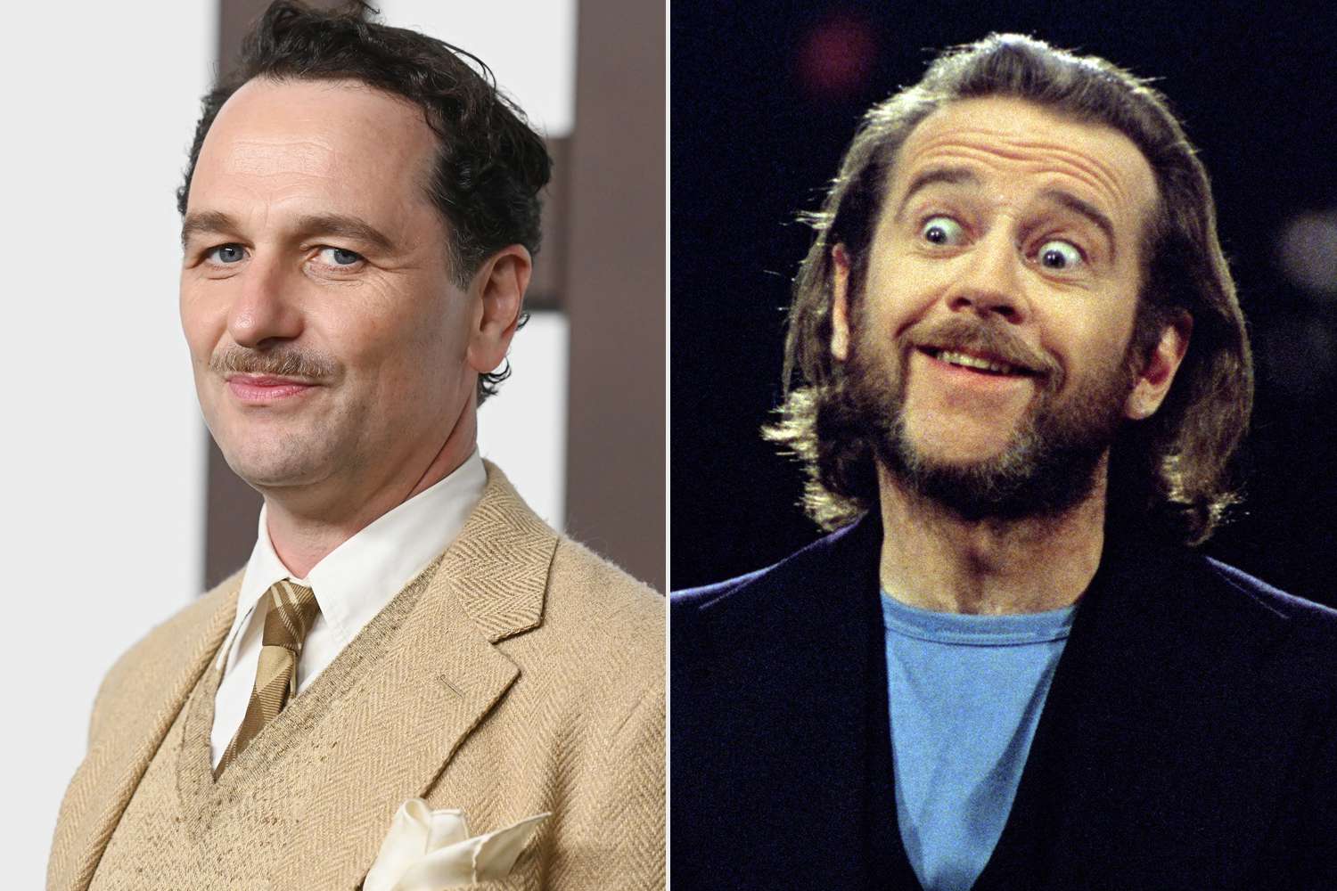 Matthew Rhys and George Carlin