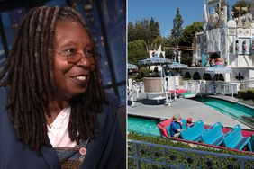 Whoopi Goldberg during an interview with host Seth Meyers on LATE NIGHT WITH SETH MEYERS; Its a Small World Disneyland 