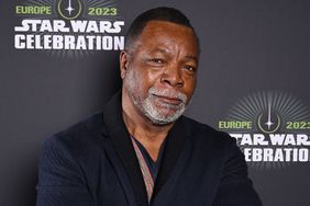 Carl Weathers attends the studio panel at Star Wars Celebration 2023 in London at ExCel