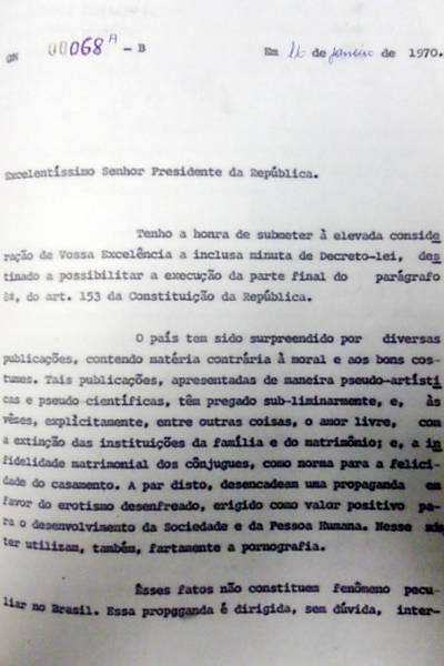 Arquivos da ditadura revelam casos de censura