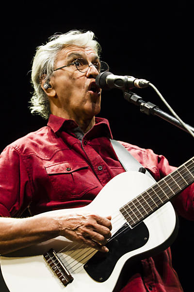 O cantor Caetano Veloso