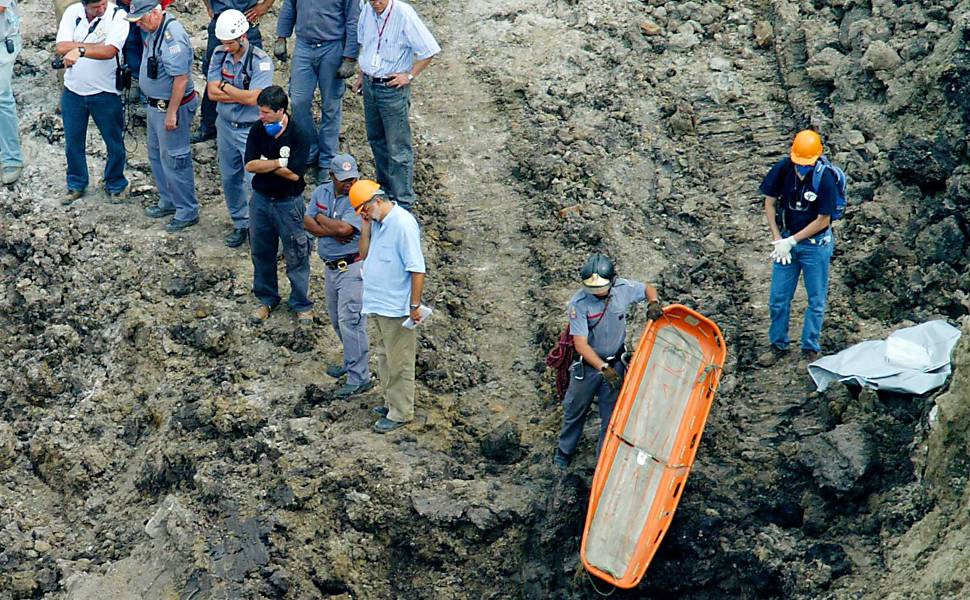 Acidente na construção da linha 4-amarela, em 2007