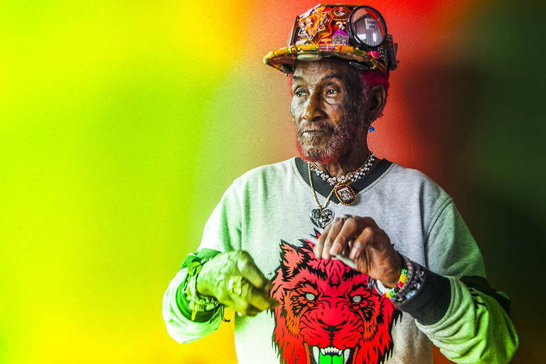 O músico jamaicano Lee 'Scratch' Perry