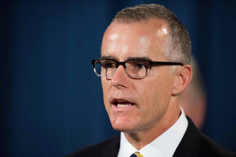 Andrew McCabe, ex-vice-diretor do FBI, em foto de 2017