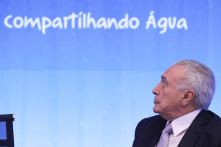 Em evento sobre �gua, Temer defende projeto que reforma saneamento b�sico no pa�s