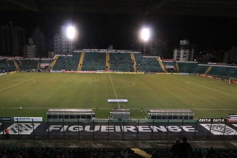 O estádio Orlando Scarpelli, do Figueirense, em Florianópolis