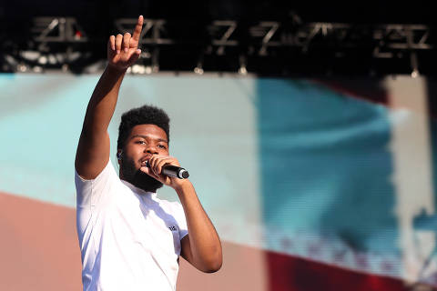 SAO PAULO - SP - BRASIL - 24/03/2018 - LOLLAPALOOZA SAO PAULO - TERCEIRO DIA. Khalid durante sua apresentacao no terceiro dia do Lollapalooza. (Foto: Ricardo Matsukawa / UOL). ******EMBARGADO PARA USO EM INTERNET******
ATENCAO: PROIBIDO PUBLICAR SEM AUTORIZACAO DO UOL