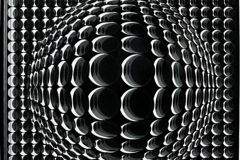 Hommage à Jean-Sébastien Bach (1973), de Vasarely 