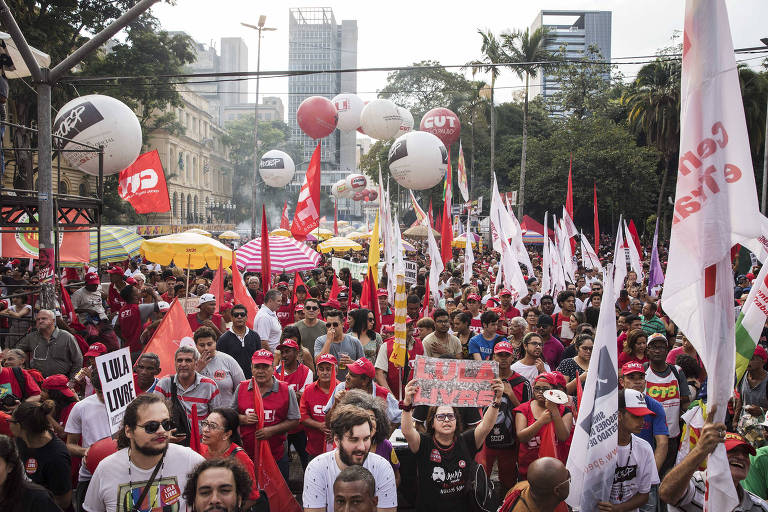1º de Maio em São Paulo antes da pandemia