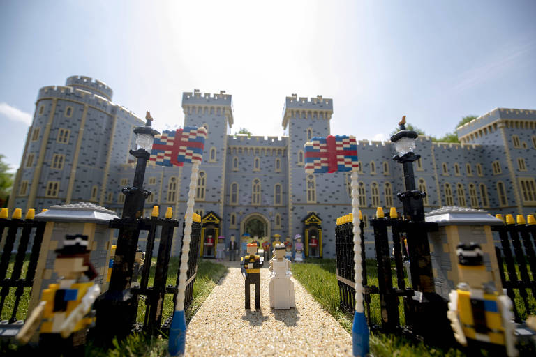 Lego constrói miniatura do casamento real no Castelo de Windsor