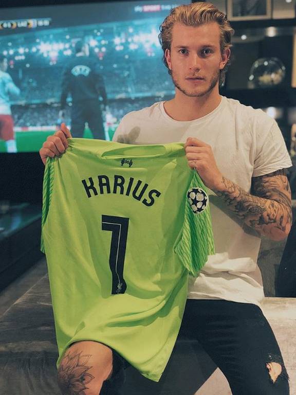 Goleiro Karius conquista as redes sociais