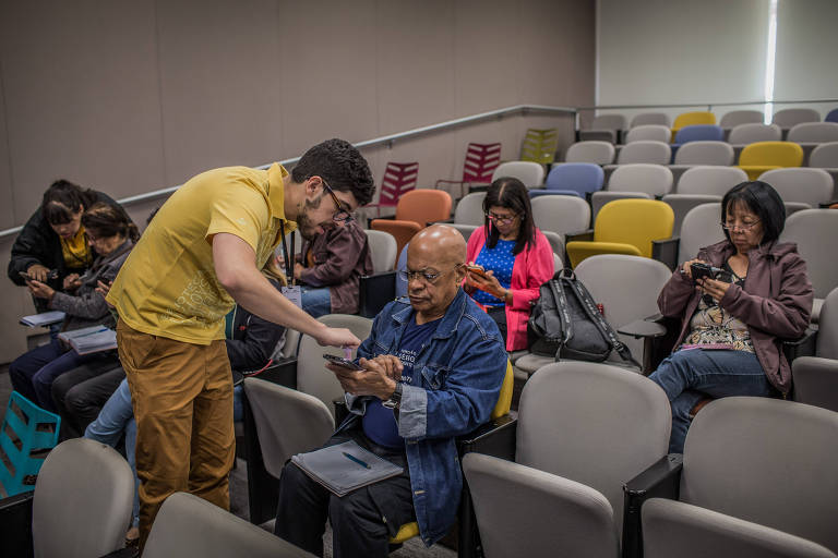 Aula de smartphone