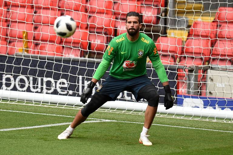 Treino da seleção brasileira