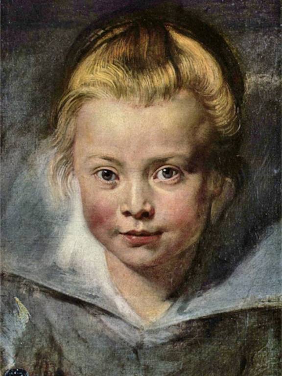 pintura de menina