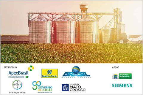 Imagem com logos do Fórum Agronegócio sustentável