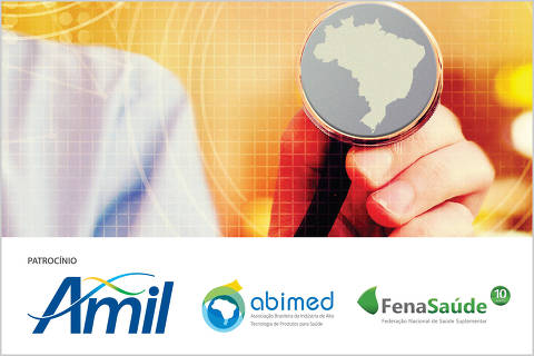 imagem com logos do 4º Fórum de saúde do Brasil