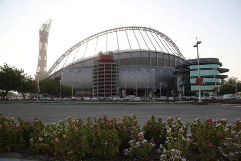 General view of Khalifa International Stadium in Doha, Qatar July 14, 2018. Picture taken July 14, 2018. REUTERS/Ibraheem al Omari ORG XMIT: HFS-RUL24
