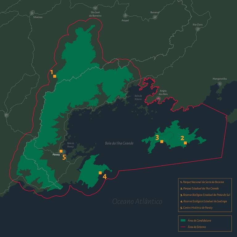 Mapa de litoral