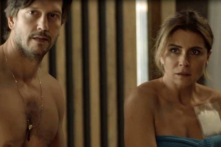 Beto flagra Luzia e Remy com pouca roupa, e ela confirma romance na novela 'Segundo Sol'