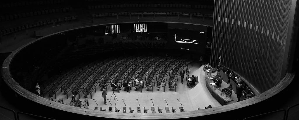 Plenário da Câmara dos Deputados, em Brasília 
