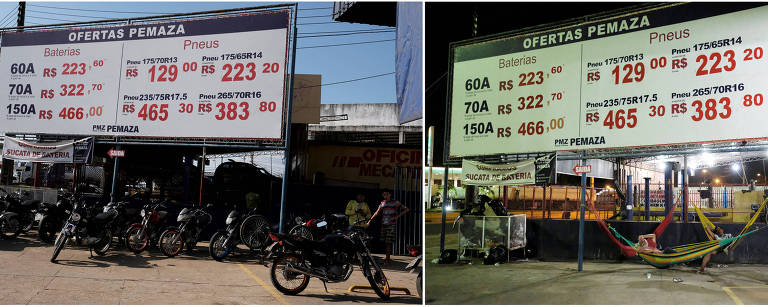 Fotos mostram 'antes e depois' da chegada de venezuelanos em Roraima