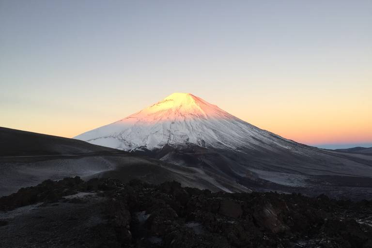 O vulcão Lonquimay e esqui no Chile