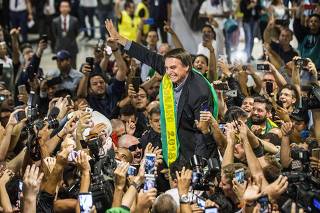 O pré-candidato a Presidência da República, Jair Bolsonaro