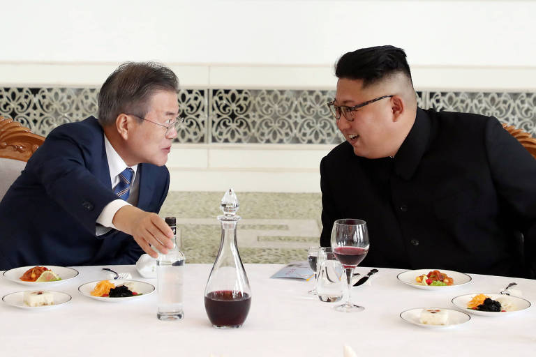 Presidente da Coreia do Sul visita Coreia do Norte