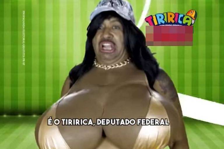 Tiririca aparece em campanha eleitoral imitando Jojo Todynho