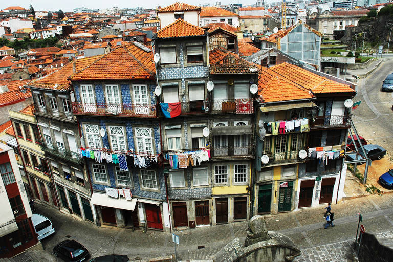 Porto, cidade costeira de Portugal