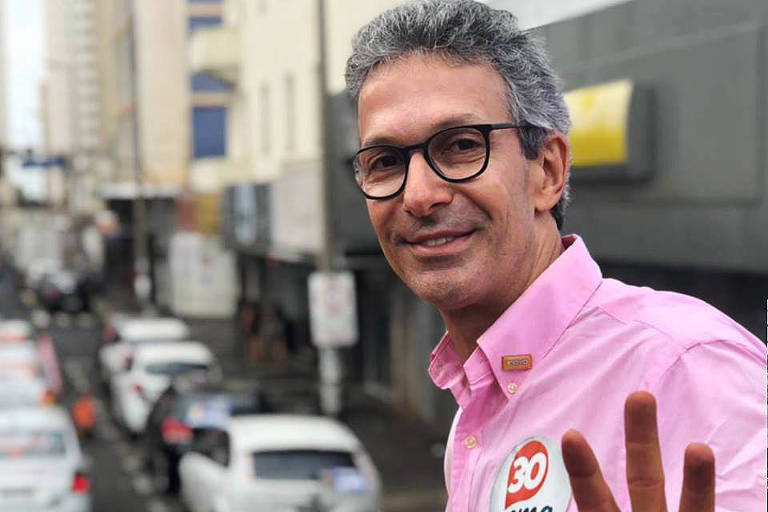 O candidato ao governo de Minas Gerais Romeu Zema (Novo)