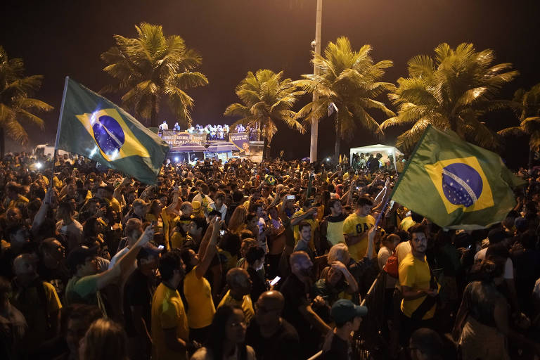 Festa da vitória de Jair Bolsonaro para a Presidência da República