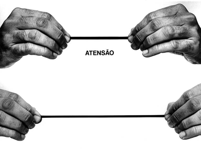 Atensão, obra do artista plástico Carlos Zilio (1976)