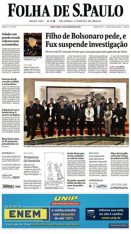 Capa da Edição São Paulo da Folha