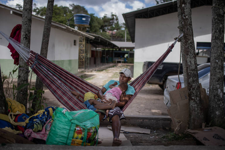 Refugiados venezuelanos em Pacaraima