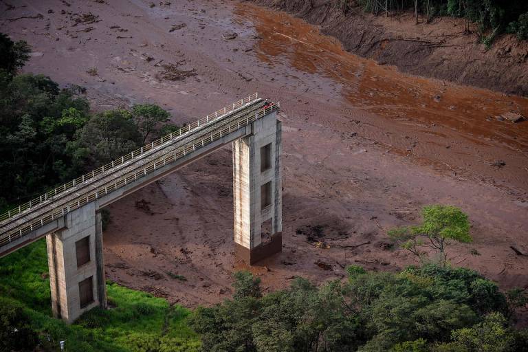 Barragem rompida em Brumadinho