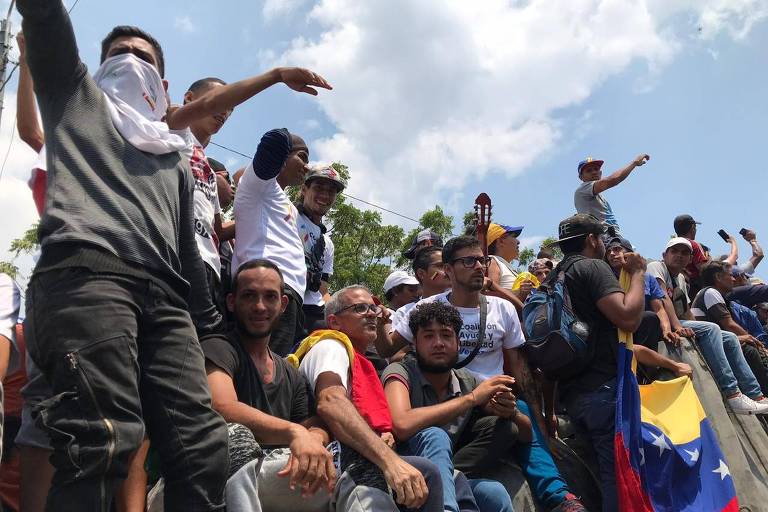 Protestos no 'Dia D' na Venezuela 