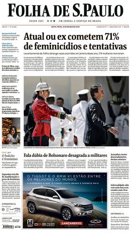 Capa da Edição São Paulo da Folha